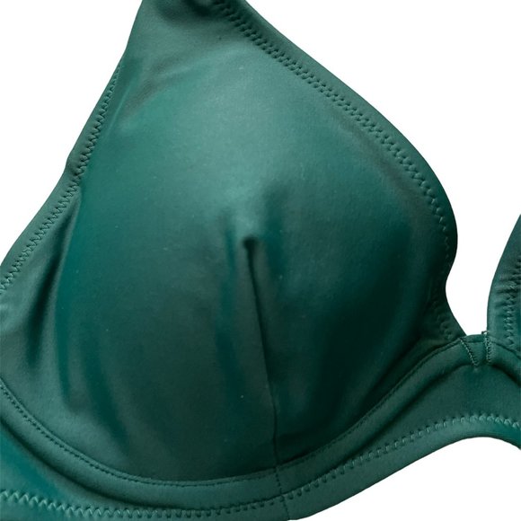 NWOT Old Navy Underwire Halter Bikini Top with Tie & Adjustable Clasp (size M) - Picture 3 of 8